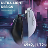 CHUỘT GAMING KHÔNG DÂY ATTACK SHARK X3 - ĐEN / Pixart 3395 / BLUETOOTH / WIRELESS 2.4G / Type-C | SIÊU NHẸ 50g