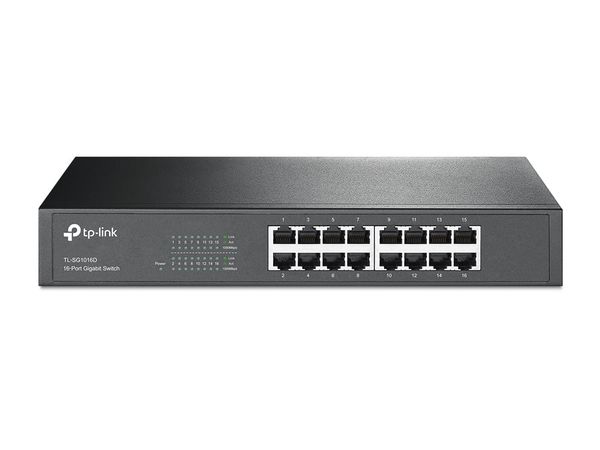 Switch TP-Link TL-SG1016D (16P 10/100/1000Mbps - Vỏ kim loại)