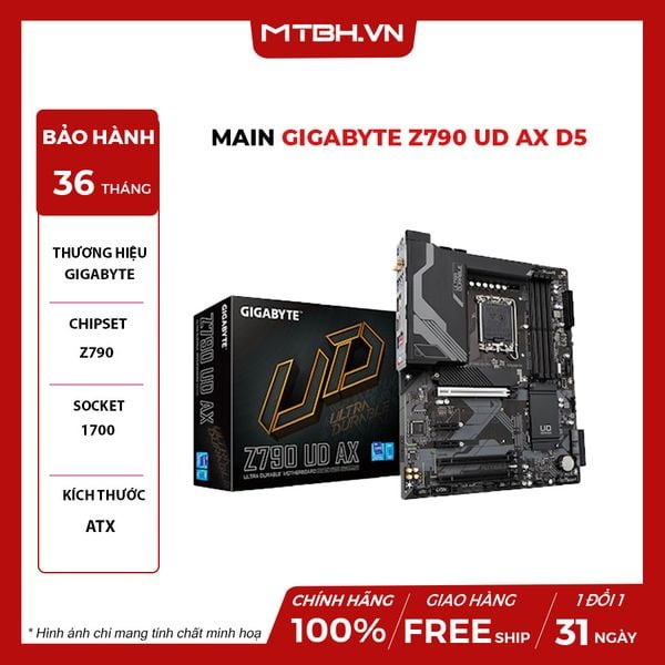 Main Gigabyte Z790 UD AX​ WIFI D5