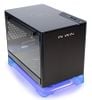Case InWin A1 Plus Black QI Charger Full Side Tempered Glass Mini ITX