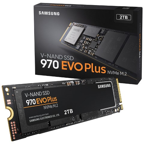 SSD Samsung 2TB 970 EVO Plus PCIe NVMe V-NAND M.2 2280