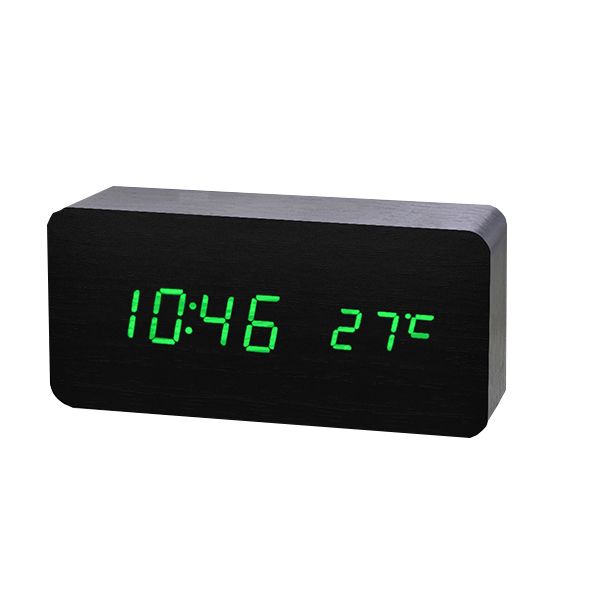 ĐỒNG HỒ GỖ LED ĐỂ BÀN