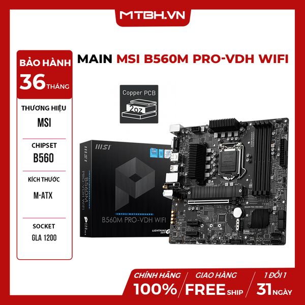 Main MSI B560M PRO-VDH WIFI