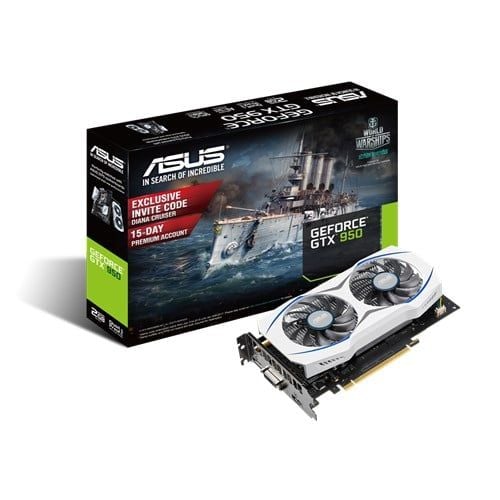 VGA ASUS GTX 950 2GD5 (2FAN) WHITE NEW BH 36TH