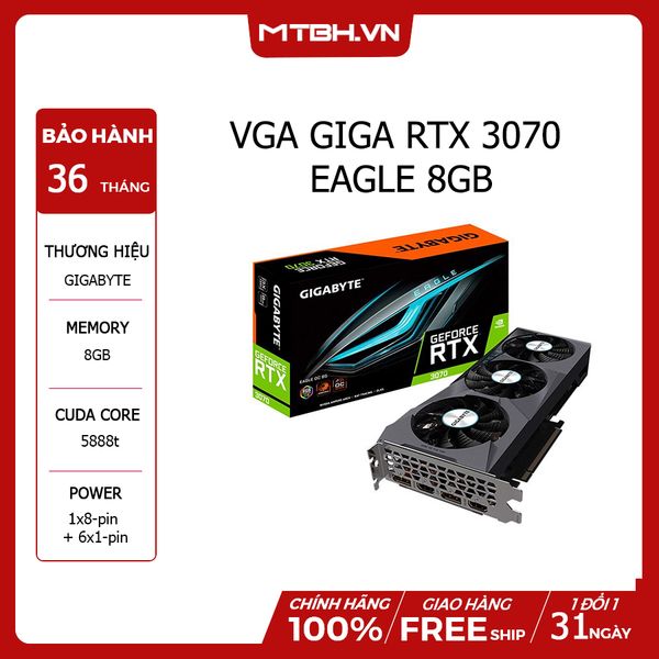 VGA GIGA RTX 3070 EAGLE 8GB