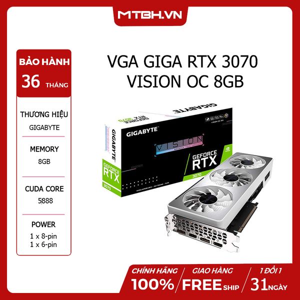 VGA GIGA RTX 3070 VISION OC 8GB