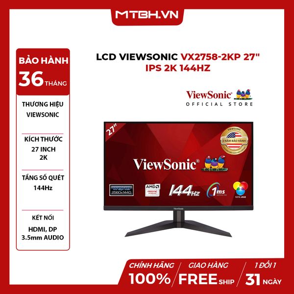 MÀN HÌNH LCD VIEWSONIC VX2758-2KP 27