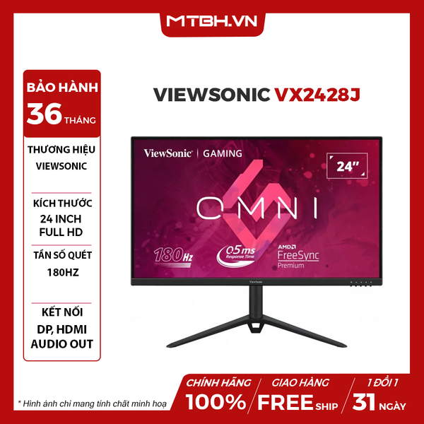 MÀN HÌNH LCD VIEWSONIC VX2428J 24