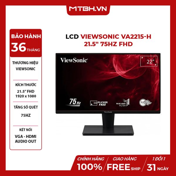 MÀN HÌNH LCD VIEWSONIC VA2215-H 21.5