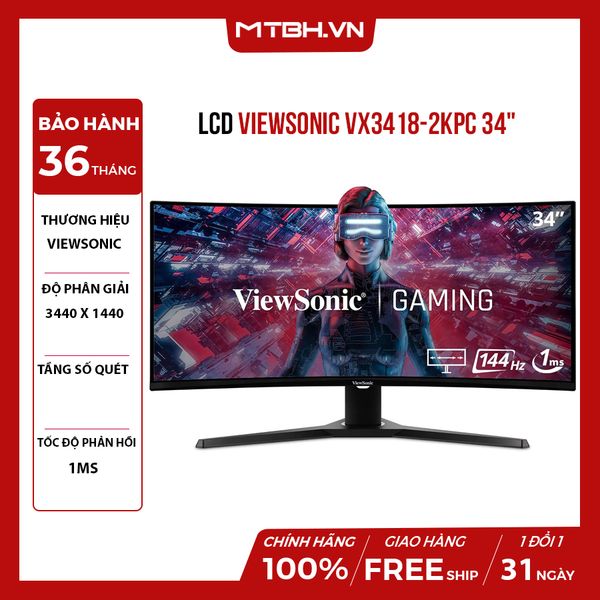 MÀN HÌNH LCD VIEWSONIC VX3418-2KPC 34