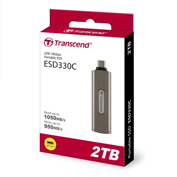Ổ cứng di động Transcend ESD330C Portable SSD 512GB Type C (TS512GESD330C)
