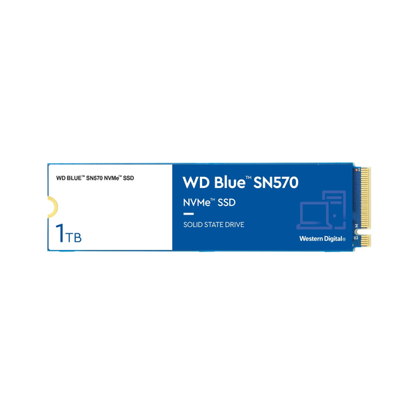 SSD WD 1TB SN570 Blue M.2 2280 PCIe NVMe 3x4 (Đọc 3500MB/s - Ghi 3000MB/s)