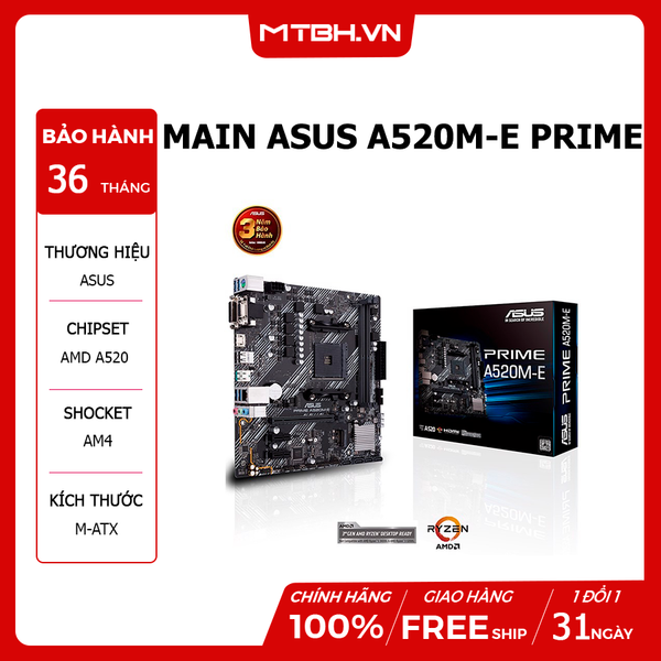 MAIN ASUS A520M-E PRIME