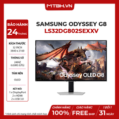MÀN HÌNH LCD SAMSUNG ODYSSEY G8 LS32DG802SEXXV 32