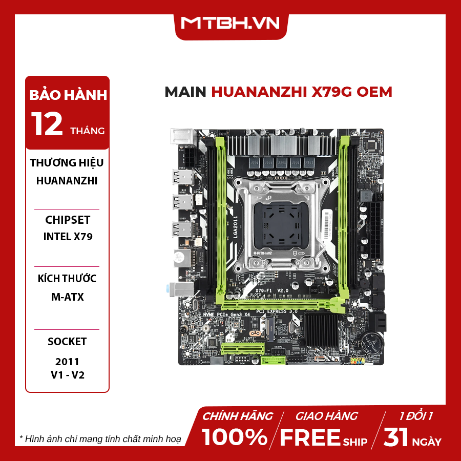 Main Huananzhi X79G OEM – Máy Tính Biên Hòa