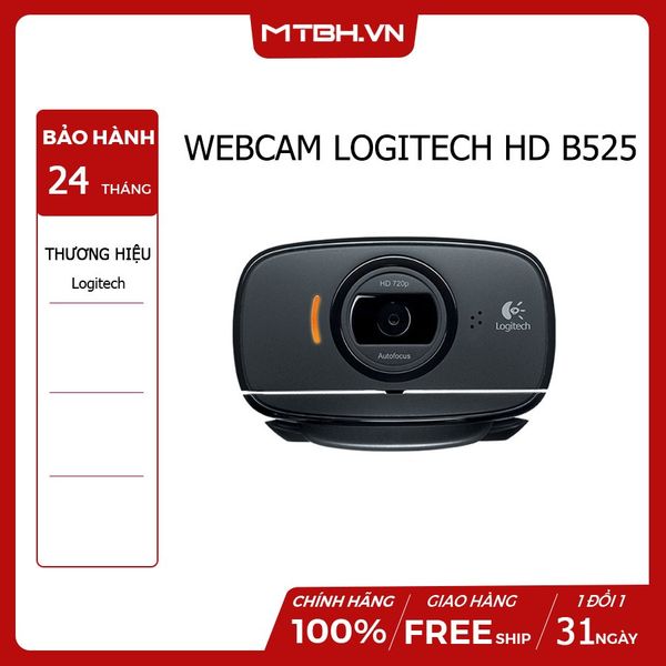 WEBCAM LOGITECH HD B525 NEW