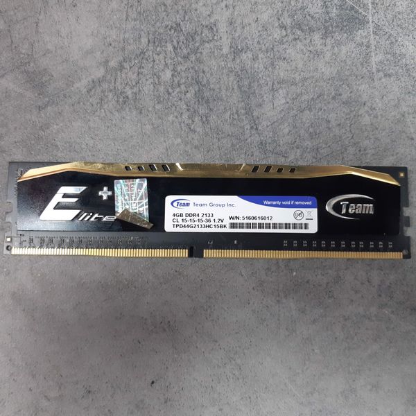 RAM DDR4 4GB 2133 TEAM PLUS HẾT BH