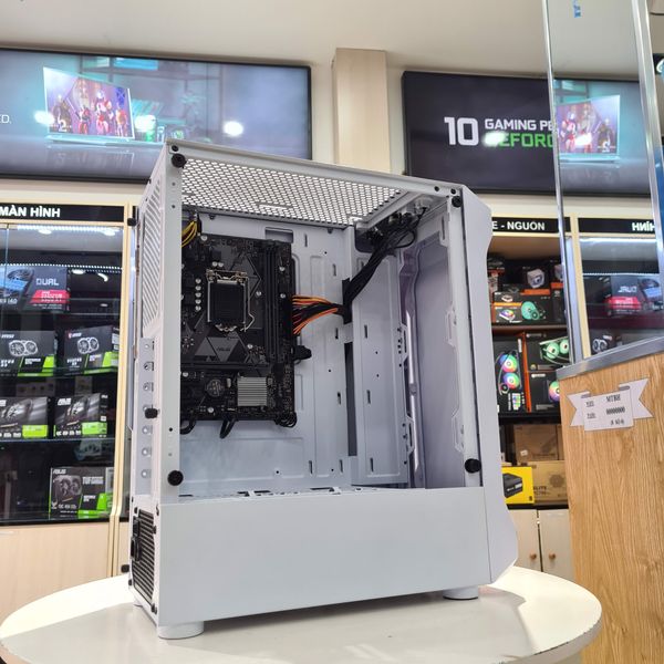 CASE MIK AH01 METAL WHITE GAMING KÍNH CƯỜNG LỰC 2ND