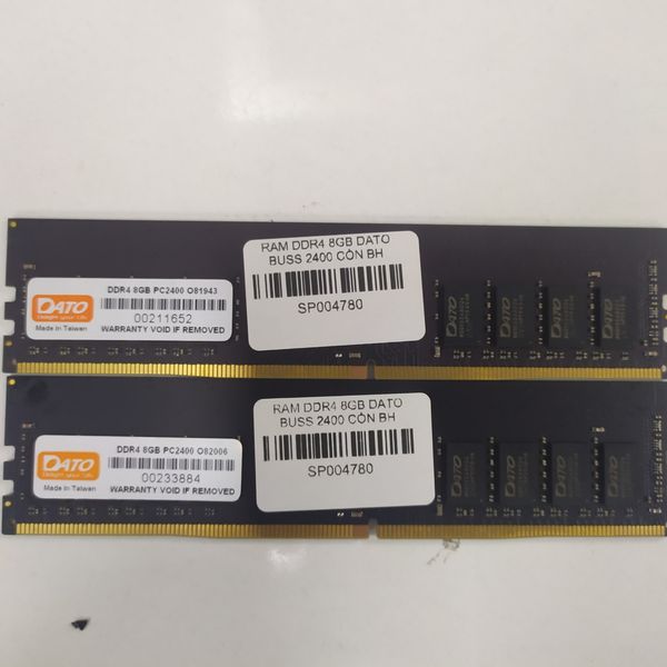 RAM DDR4 8GB DATO BUSS 2400 CÒN BH