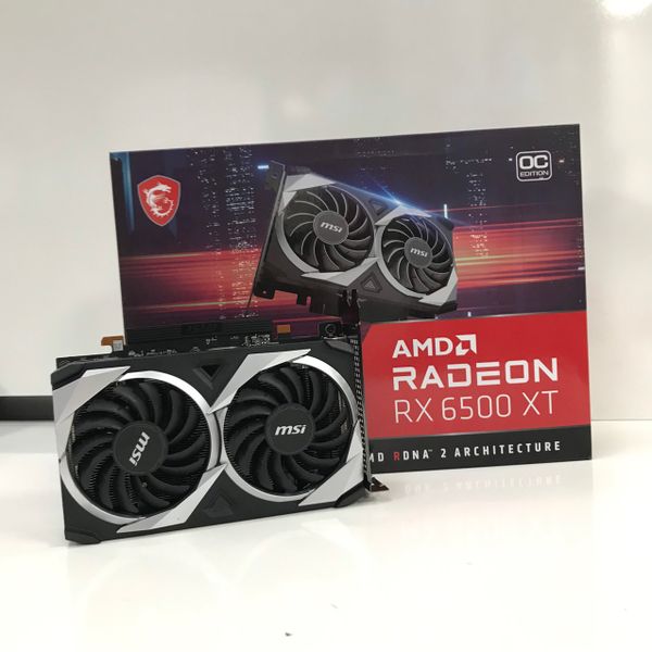 VGA MSI RX 6500 XT MECH 2X 4G OC 2 Fan CBH