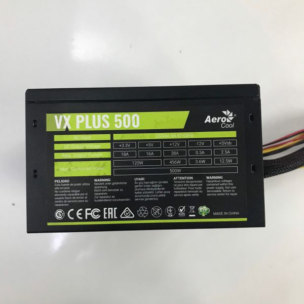 NGUỒN AEROCOOL 500W VX PLUS 500 CBH