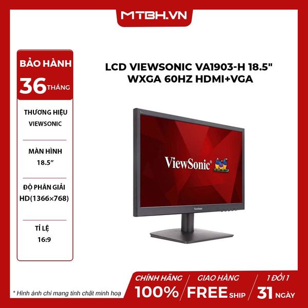 MÀN HÌNH LCD VIEWSONIC VA1903-H 18.5