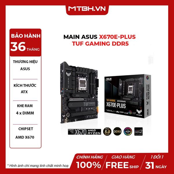 Main ASUS X670E-PLUS TUF GAMING DDR5