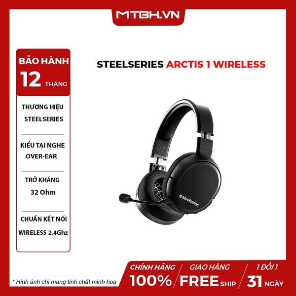 Tai Nghe SteelSeries Arctis 1 Wireless