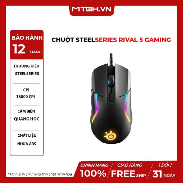 Chuột Steelseries Rival 5 Gaming