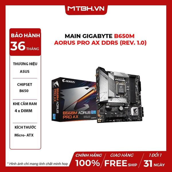 MAIN GIGABYTE B650M AORUS PRO AX DDR5 (rev. 1.0)
