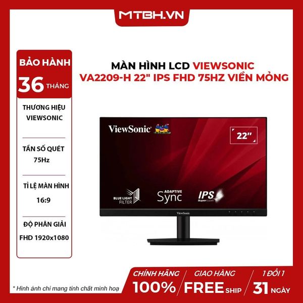 MÀN HÌNH LCD VIEWSONIC VA2209-H 22