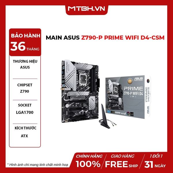 MAIN ASUS Z790-P PRIME WIFI D4-CSM