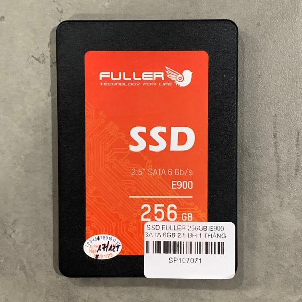 SSD FULLER 256GB E900 SATA 6GB 2.5 BH 1 THÁNG