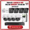 Trọn Bộ 8 Camera IP 4MP Full HD HIKVISION Model 2022 | Có Ghi Âm ( Tặng Gói Lắp Đặt Miễn Phí + Dây Mạng )