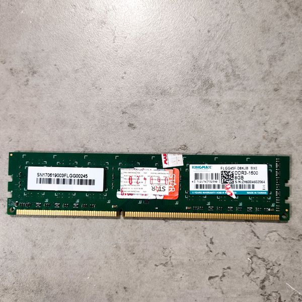 RAM DDR3 8GB KINGMAX BUSS 1600 BH 1 THÁNG
