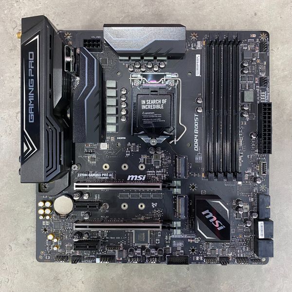 MAIN MSI Z370M GAMING PRO AC BH 1 THÁNG