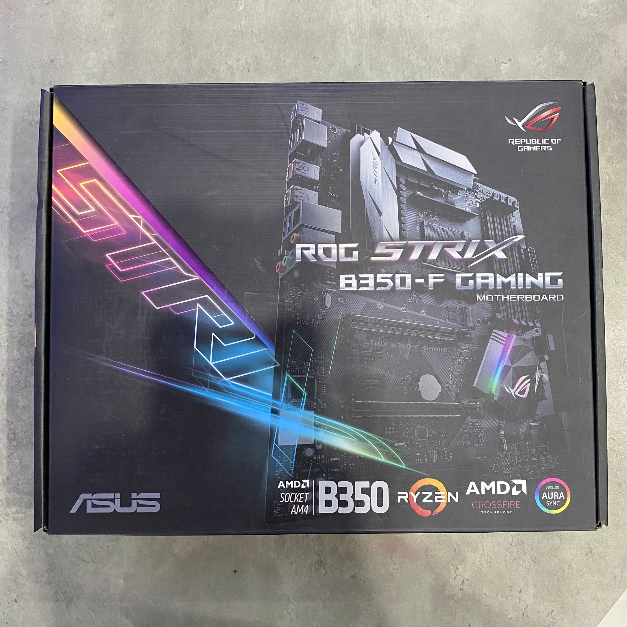 MAIN ASUS B350F ROG STRIX GAMING CÒN BH Máy Tính Biên Hòa