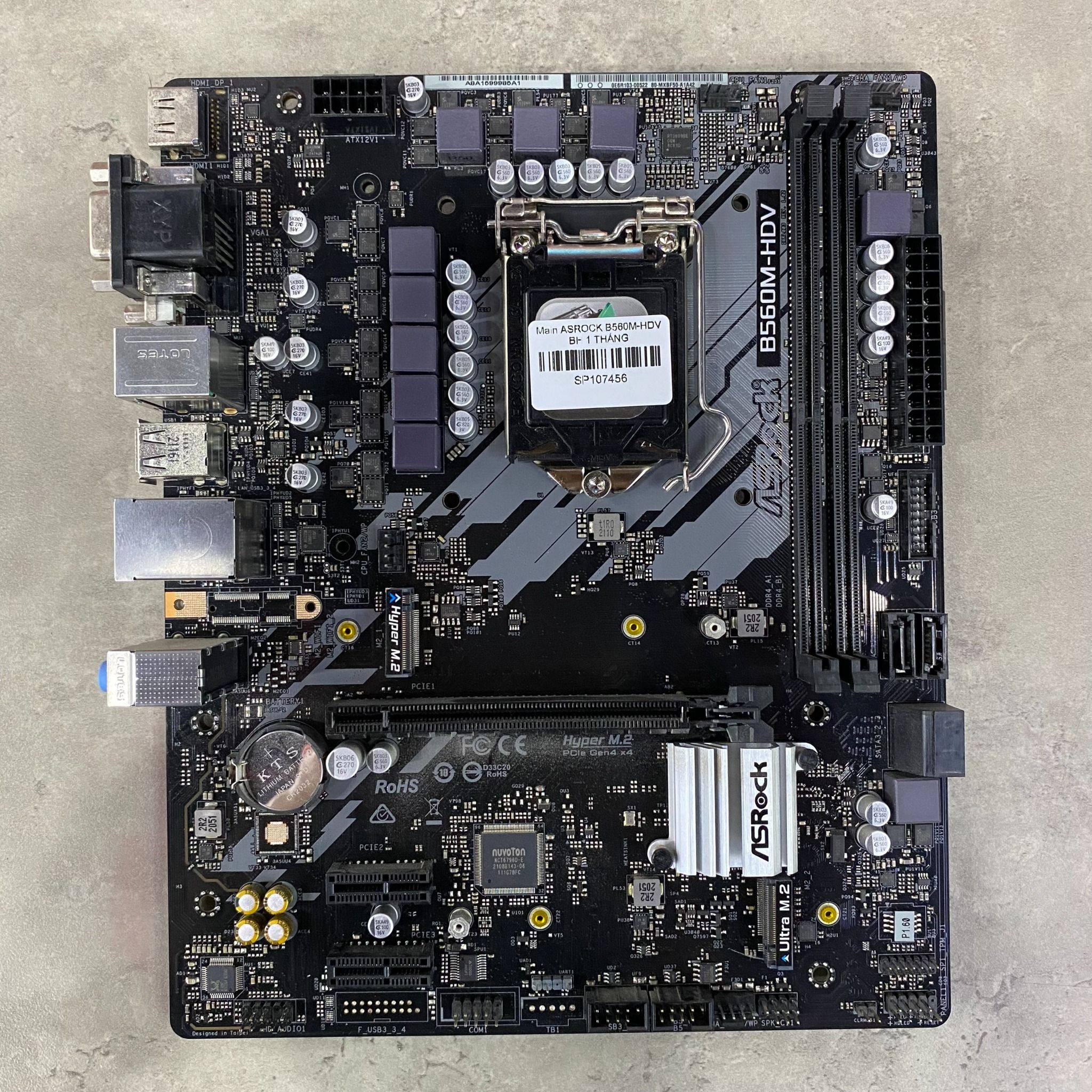 Main ASROCK B560M-HDV BH 1 THÁNG – Máy Tính Biên Hòa