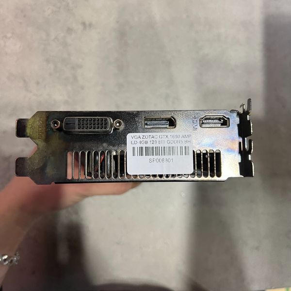 VGA ZOTAC GTX 1650 AMP ED 4GB 128 BIT GDDR5 BH 1TH