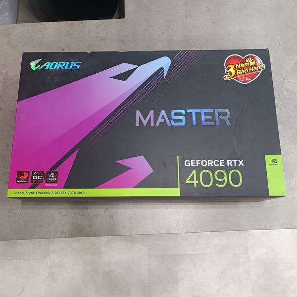 VGA GIGABYTE RTX 4090 AORUS MASTER 24G LIKENEW 99% BH 11/2025