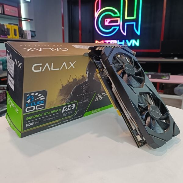 VGA Galax GTX 1660 Ti (1 Click OC) BH HÃNG T8/2025