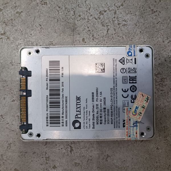 SSD Plextor 256GB Sata BH 1 THÁNG
