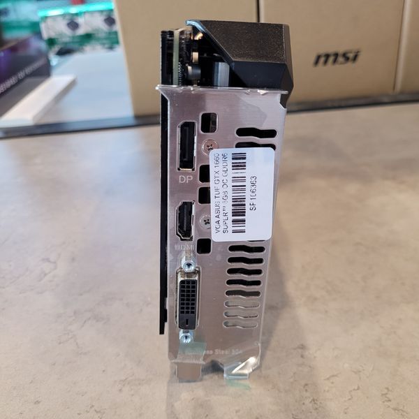 VGA ASUS TUF GTX 1660 SUPER™ OC 6GB DDR6 BH 1 THÁNG