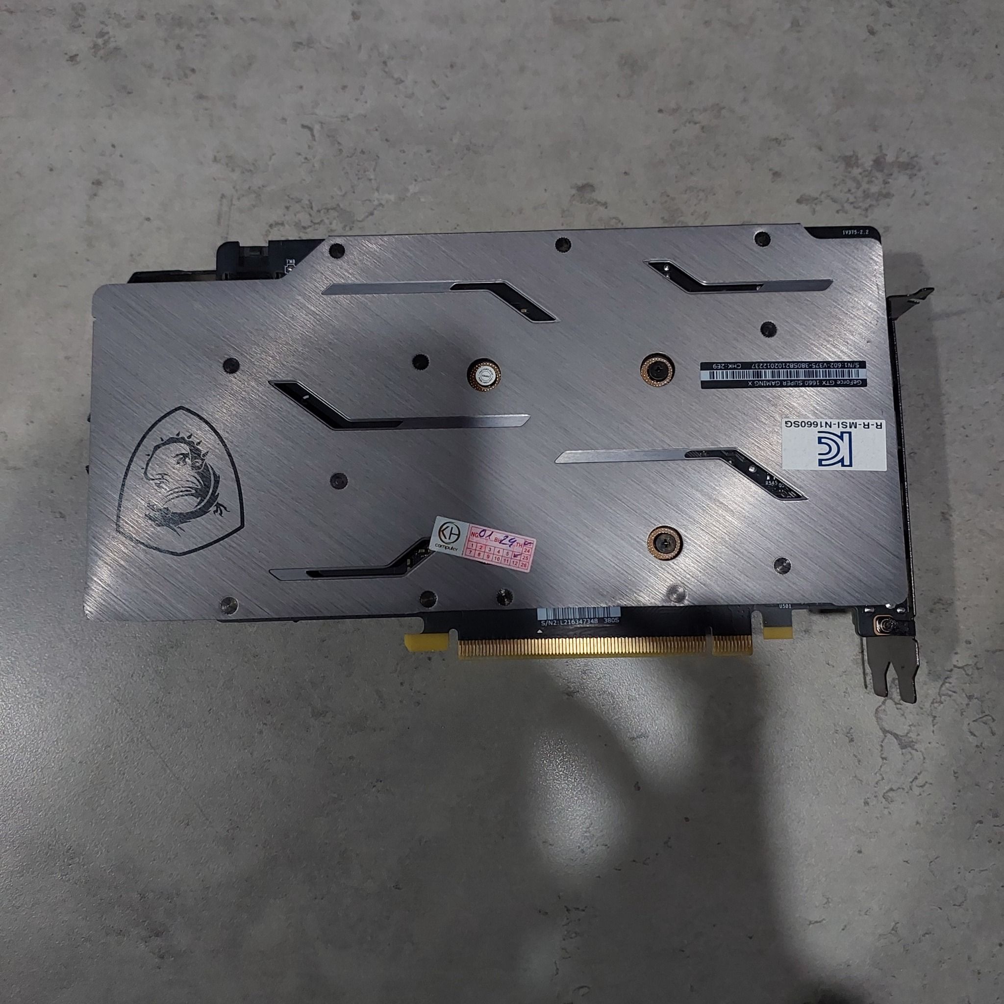 VGA MSI GTX 1660 SUPER GAMING X 6G BH MTBH T5/2025 Máy Tính Biên Hòa