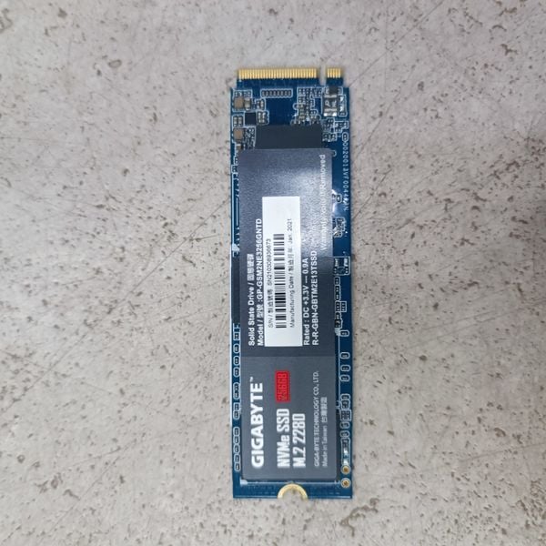 SSD GIGABYTE 256GB PCIe M.2 BH 1 THÁNG