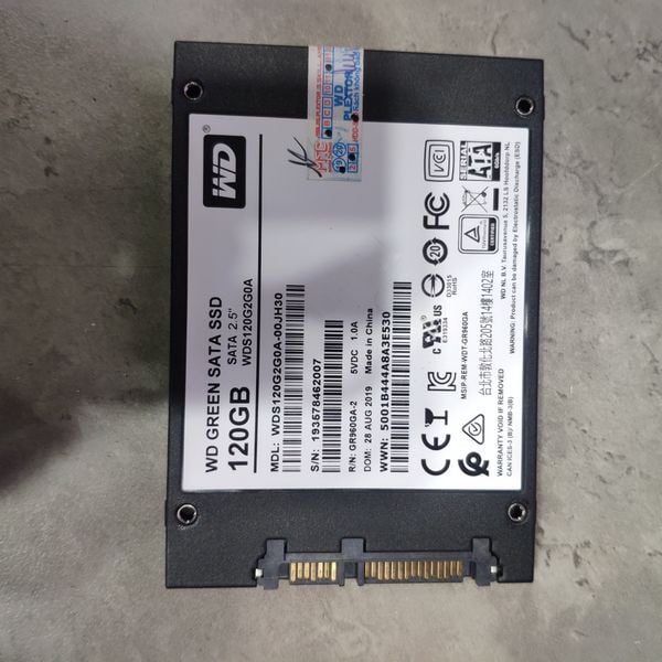 SSD 120GB SATA 2.5 CÁC LOẠI BH 1 THÁNG