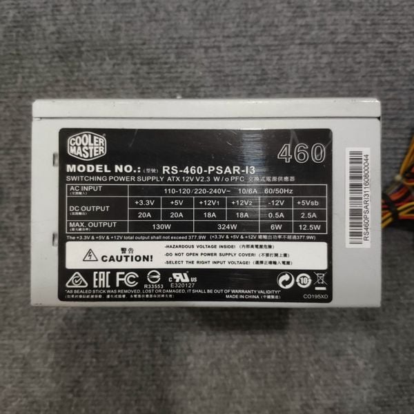 PSU COOLER MASTER RS 460W BH 1 THÁNG