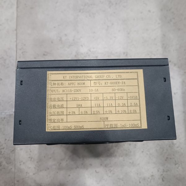 Nguồn KT 800EY-Z4 800W FULL MODULAR BH 1 THÁNG
