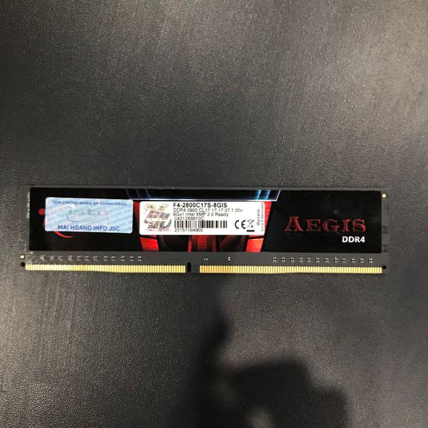 RAM DDR4 8GB GSKILL AEGIS 2800 BH 1 THÁNG