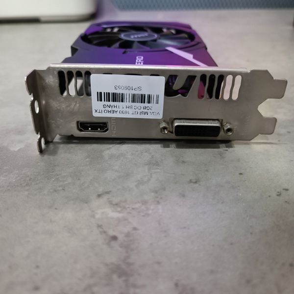 VGA MSI GT 1030 AERO ITX 2GB OC BH 1 THÁNG